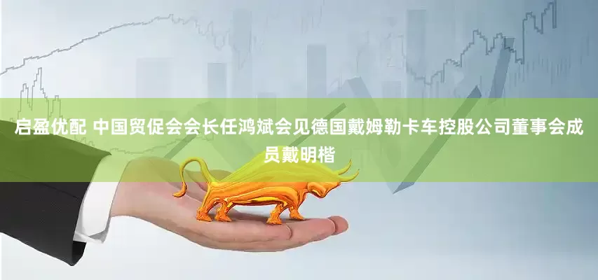 启盈优配 中国贸促会会长任鸿斌会见德国戴姆勒卡车控股公司董事会成员戴明楷