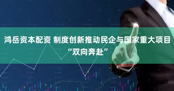 鸿岳资本配资 制度创新推动民企与国家重大项目“双向奔赴”